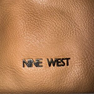 Nine West Tan Leather Crossbody Bag